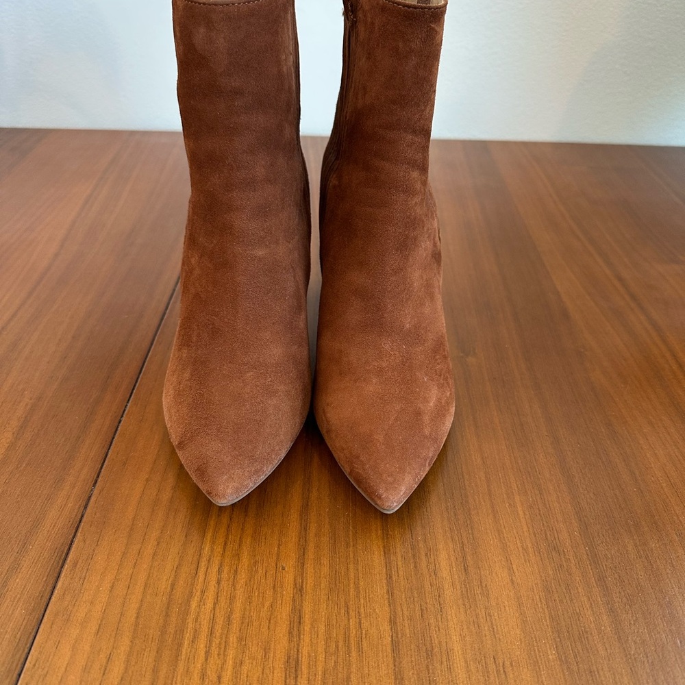 Aquatalia Brown Suede Ankle Boots